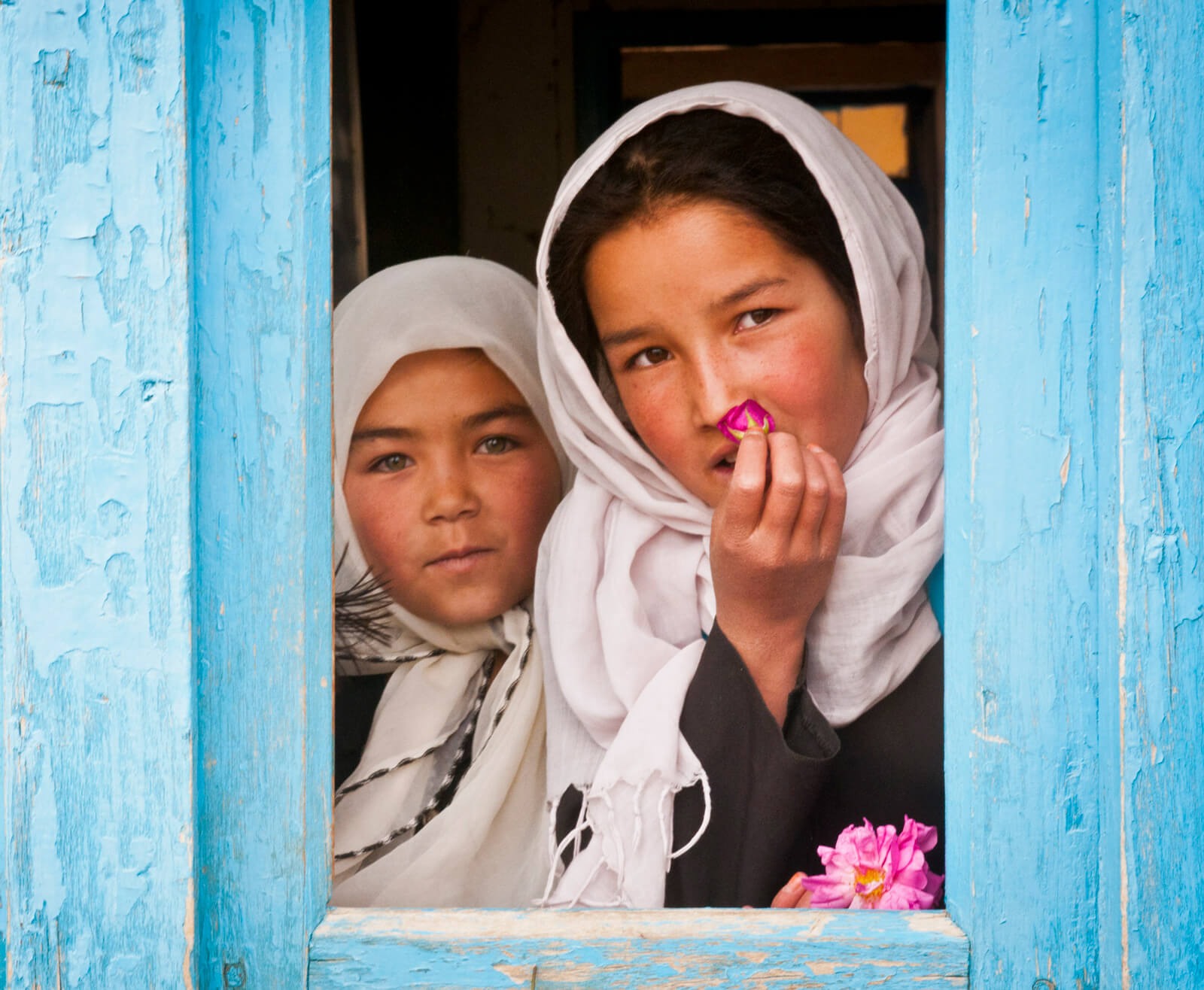 Hazara School Girls in Bamyan Afghanistan